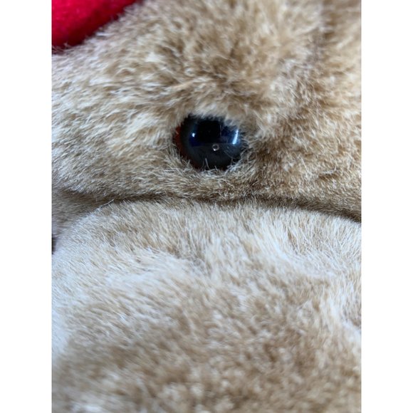 Commonwealth Holiday Moose, 1991 Christmas Tree Decorated Sweater Red Cap Cordur - Picture 4 of 14